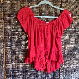 Off the shoulder top